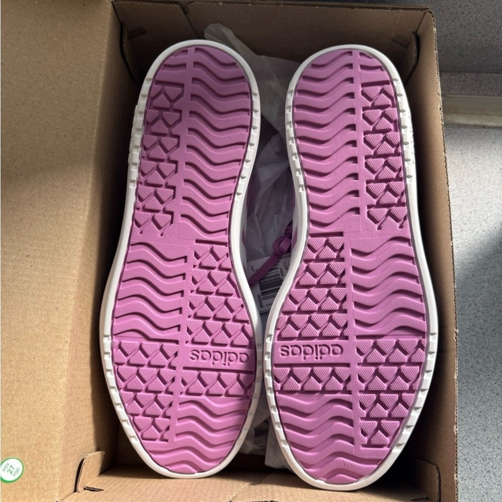 💜NWT Adidas VL Court Bold Platform Sneakers Shoes Light Purple Lavender 6.5💜 - Picture 7 of 9